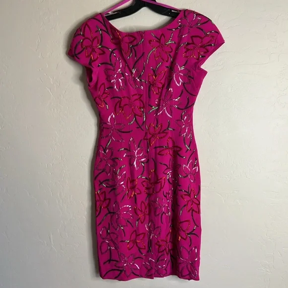 Carmen Marc Valvo Silk Dress